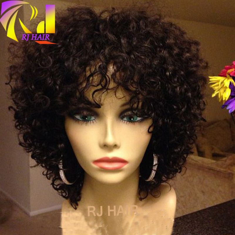 Curly Hair With Bangs For Black Women