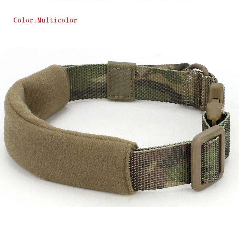 2019 Tactical Dog Collars Wide Army Nylon Adjustable Leads Waterproof