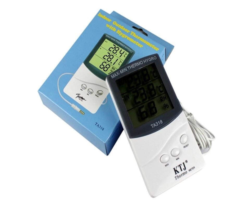 2020 KTJ TA318 High Quality Digital LCD Indoor/ Outdoor Thermometer