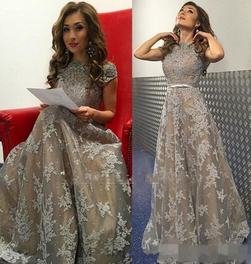 Grey Evening Dresses