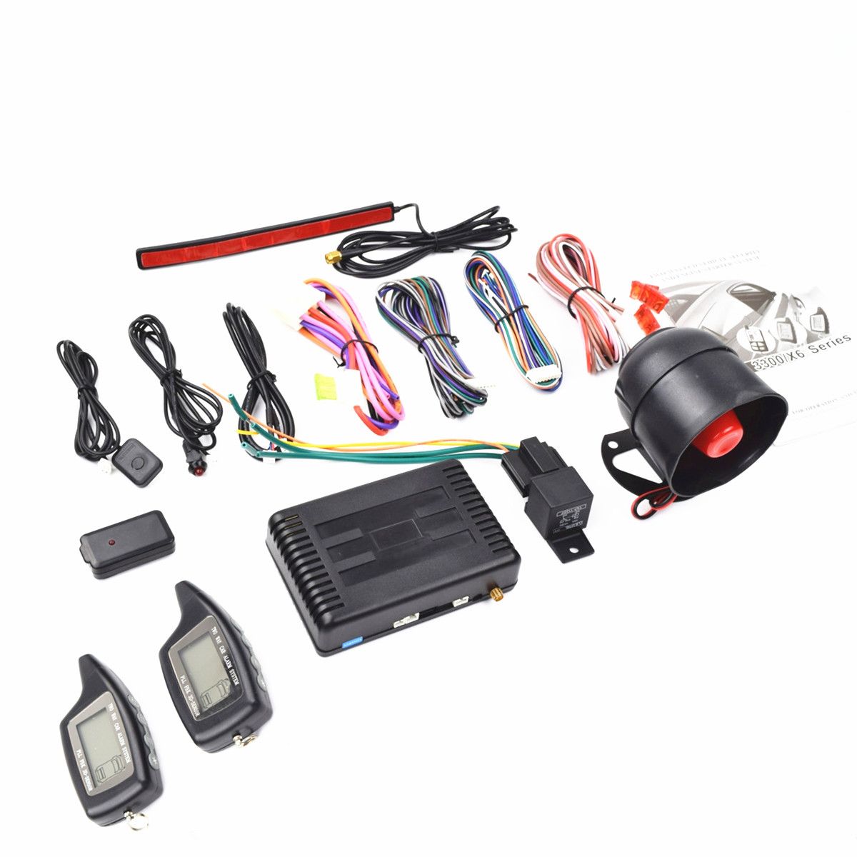 2019 CarBest Vehicle Security Paging Car Alarm 2 Way LCD Passive