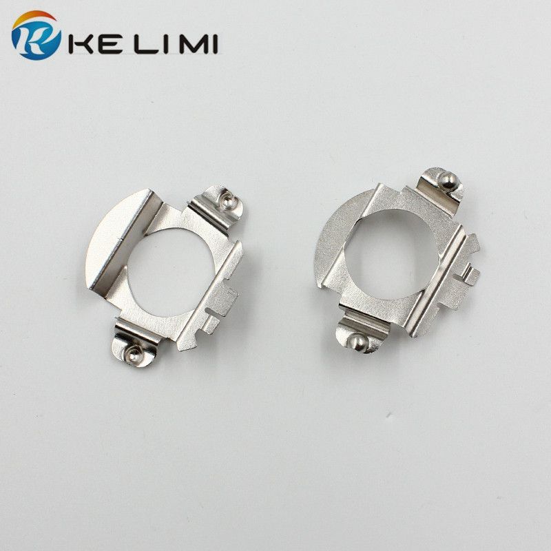 Compre Metal H7 LED Head Bulbs Bulbs Holder Adapter Conversion Base