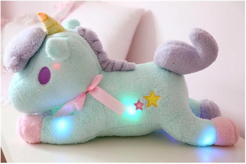 Unicorn Horse Plush Toys LED Unicorn 
