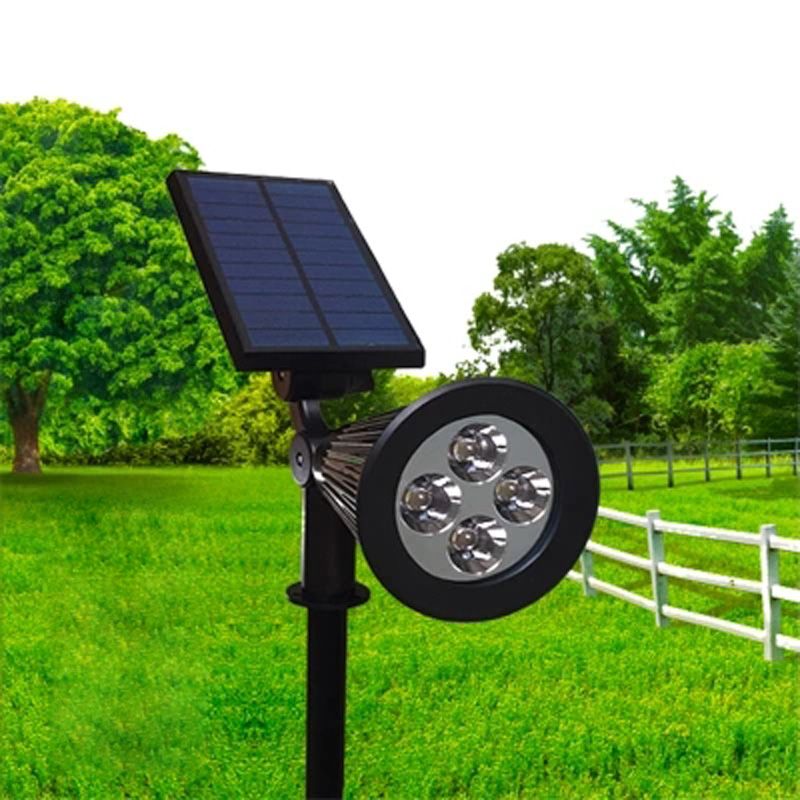 Led Solar Light Outdoor Power Spotlight Garden Lawn Lamp Led Solar Light Outdoor Power Spotlight Garden Lawn Lamp Landscape Spot Lights Porch Lighting Wall