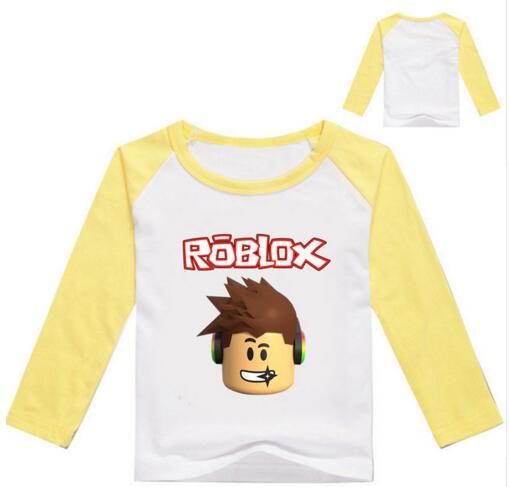2019 2017 Autumn Long Sleeve T Shirt For Girls Roblox Shirt Yellow - 2019 2017 autumn long sleeve t shirt for girls roblox shirt yellow blouse for boys cotton tee sport shirt roblox costume for baby boy from azxt99888