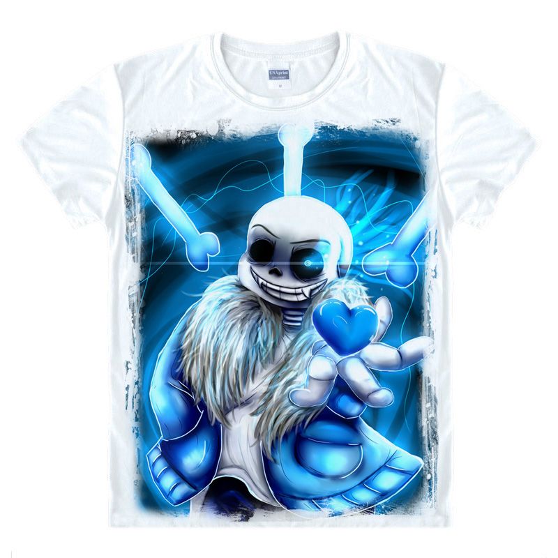 wholesale fashion games undertale skull brother printed t shirts