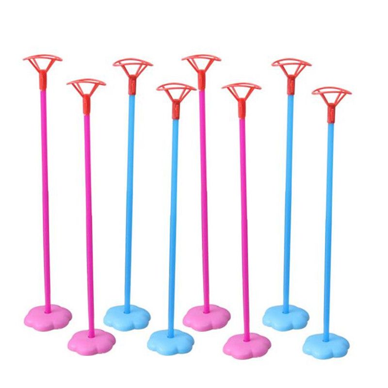 2019 2017 New Colorful Balloons Holder Sticks Stand Foil Balloon