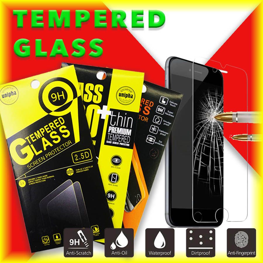 9H Hardness HD Tempered Glass Screen Scratch Resistant Sensitive Touch