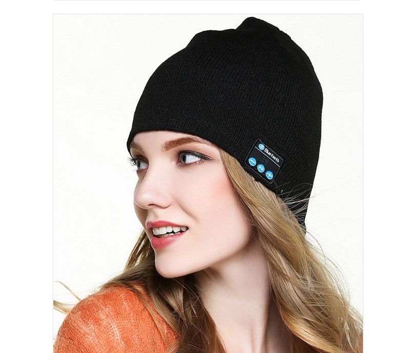 beanie hat with earbuds