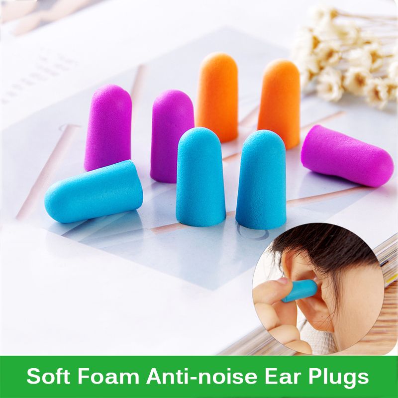 ful Soft Foam Anti Noise Ear Plug Slow Rebound Noise Prevention