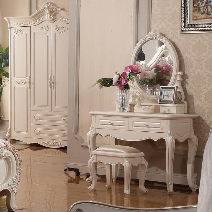 2018 Factory Royal European Mirror Table Modern Bedroom 2018 Factory Royal European Mirror Table Modern Bedroom Dresser French Furniture White Dressing O10323 From Tengtank 562 82 Dhgate