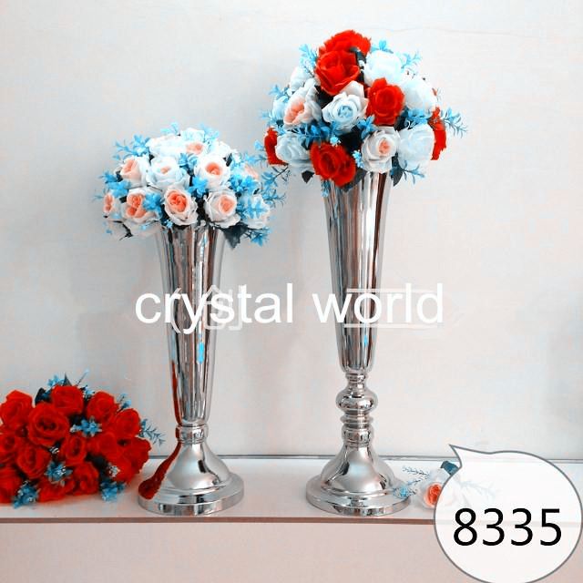 Wedding Decoration Mental Flower Vase Centerpieces For Wedding 19