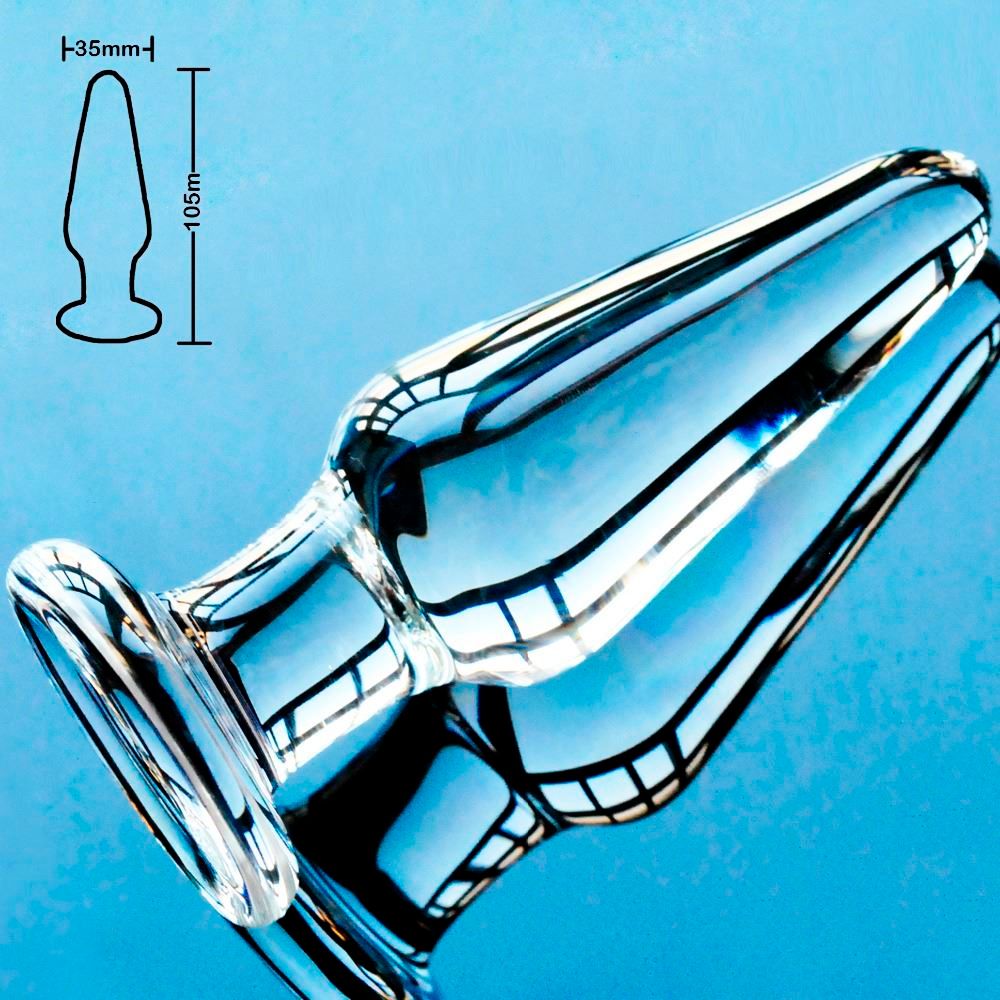 Sharp Pyrex Glass Anal Butt Plug Crystal Vagina Dildo Male ...