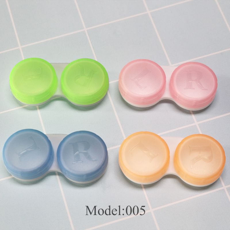Wholesale Plastic Contact Lens Case Contact Lens Container Bifocals Cat
