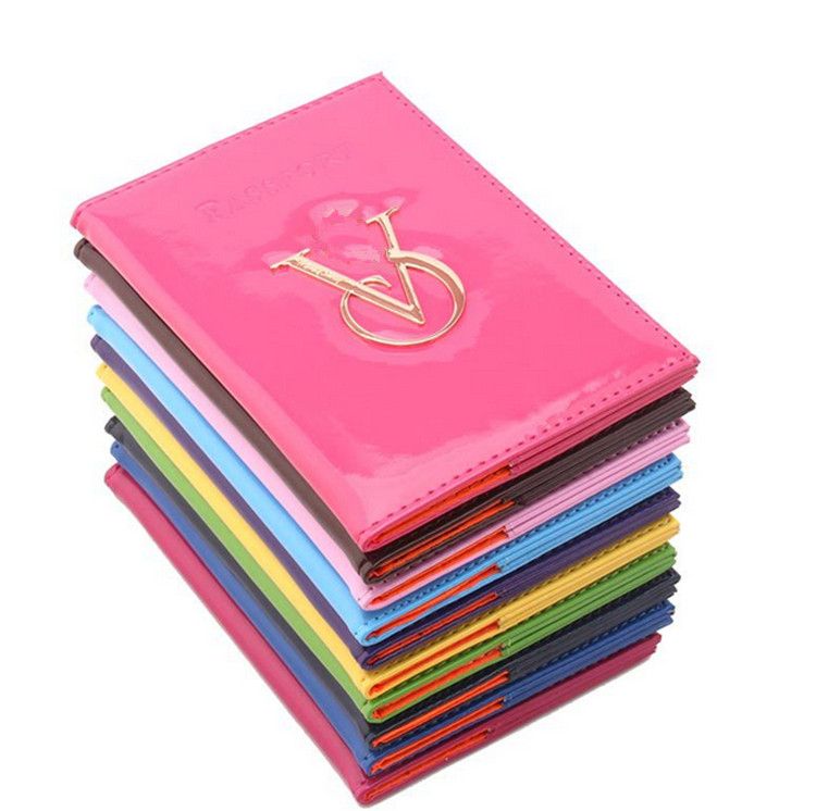 VS Brand Passport Holder Wallets Card Holders Cover Case Protector PU Leather Travel 14.2*10.2CM ...