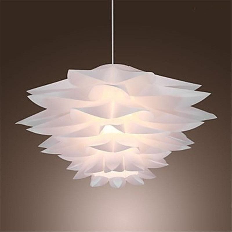 60W Floral Pendant Light Lamp In Petal Featured Shade E27 ...