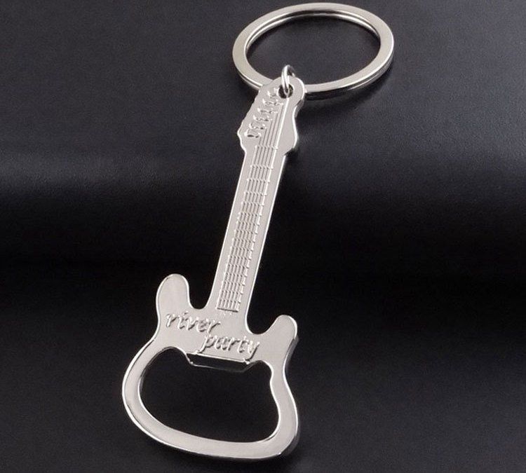 Black Nissan Bottle Opener Keychain key ring silver car truck symbol