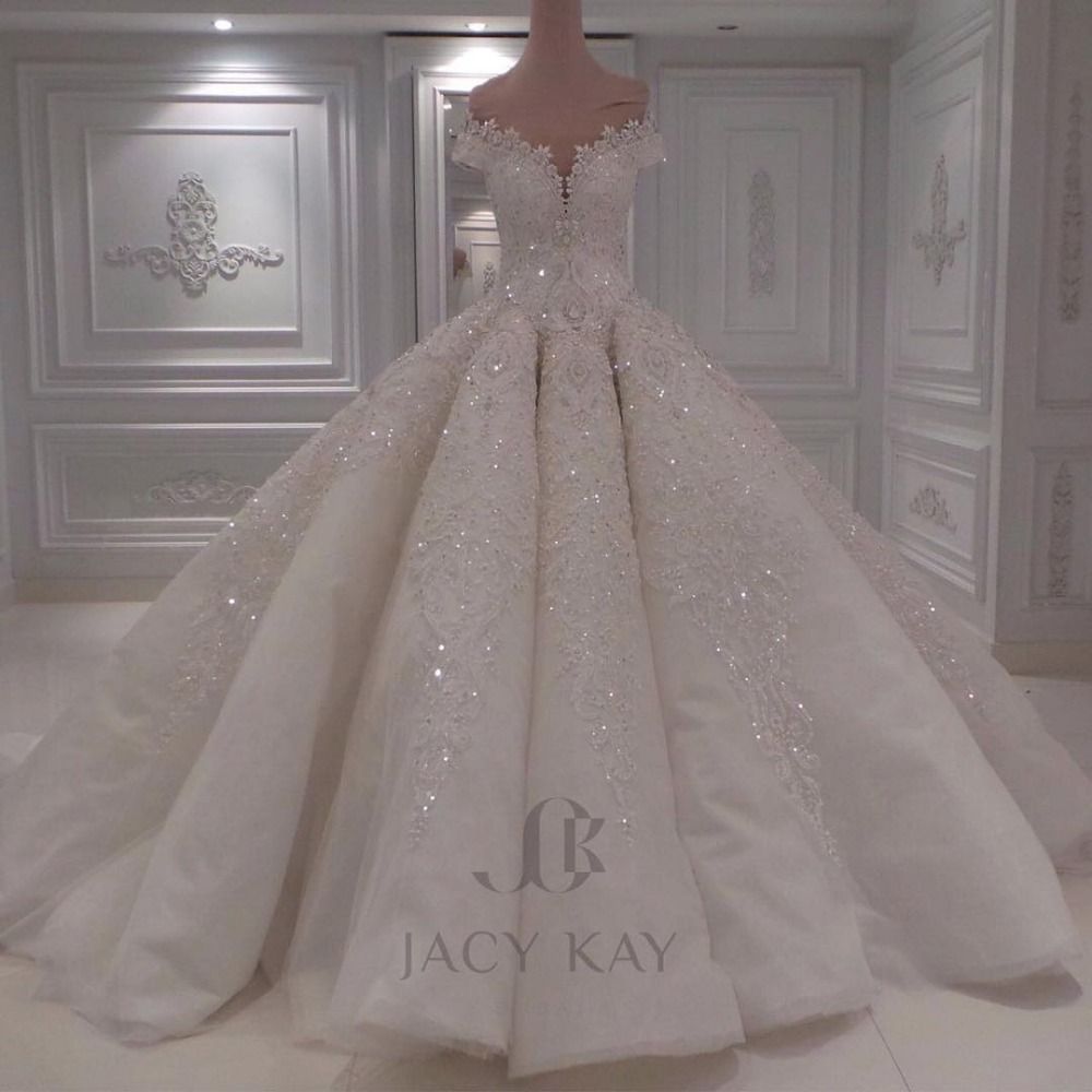 رداء دي Mariage فستان زفاف 2021 V عنق كم كاب الكرة بثوب قطار مصلى الديكور الجديدة فساتين أنيقة طويل تول الزفاف 2021 من Elegantdresses 1 071 06ر س موبايل Dhgate