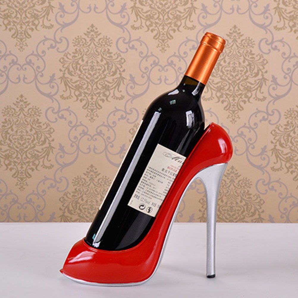 2021 High Heel Shoe Wine Bottle Holder Shoes Design Silicone Wine