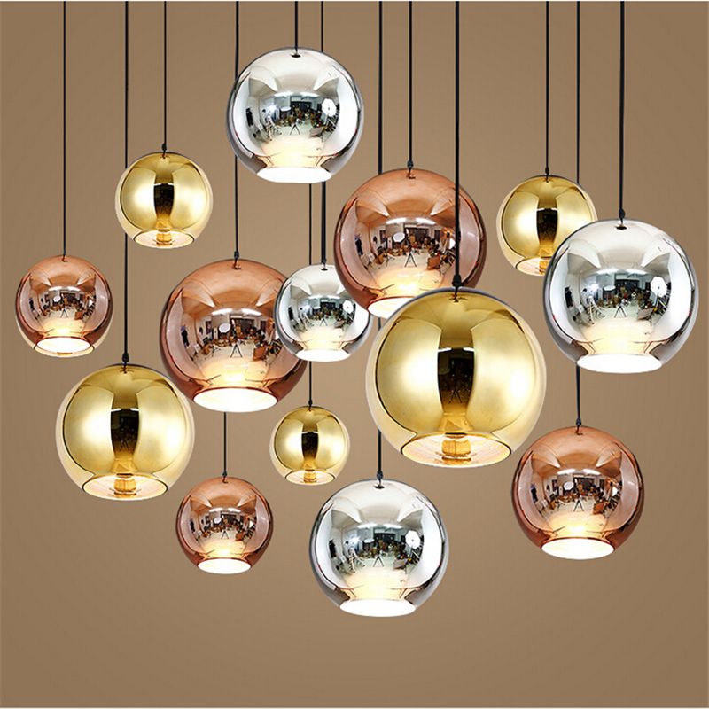 Tom Copper Fashion Glass Ball Dixon Bubble Best Ceiling Lighting Pendants Lamp E27 220v 110v Gold Silver Modern Pendant Light You May Also Like
