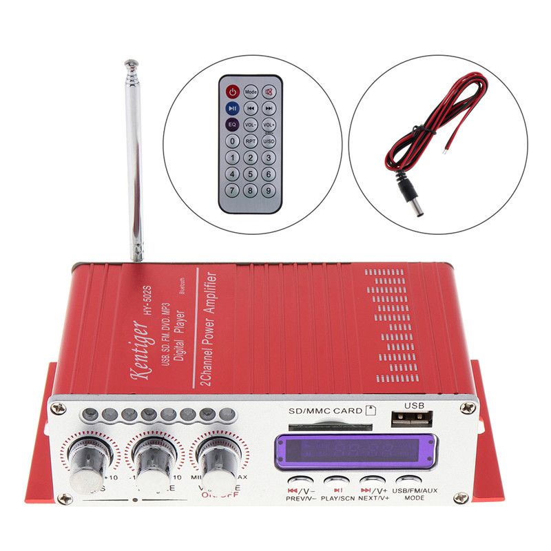 HY 502S 2 CH HI FI Bluetooth Digital Audio Player Car
