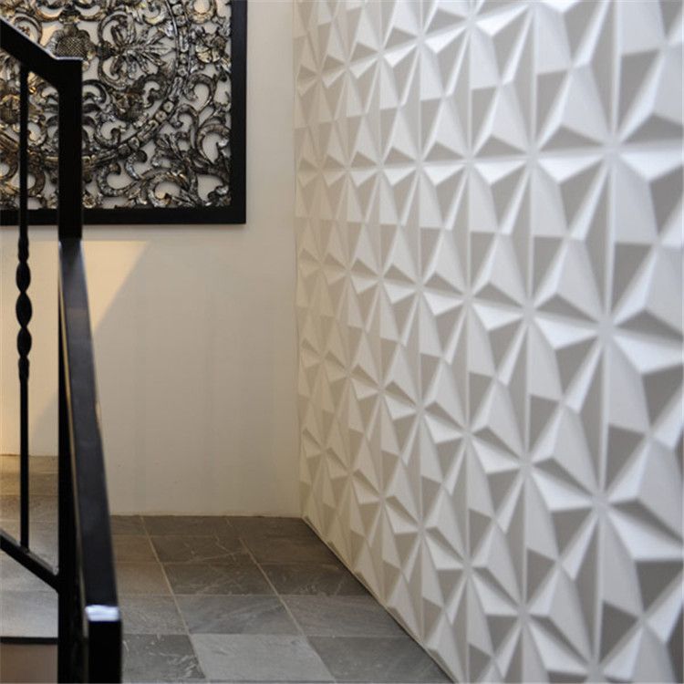 2017 high quality 3d wall panel waterproof for livingroom easy to
