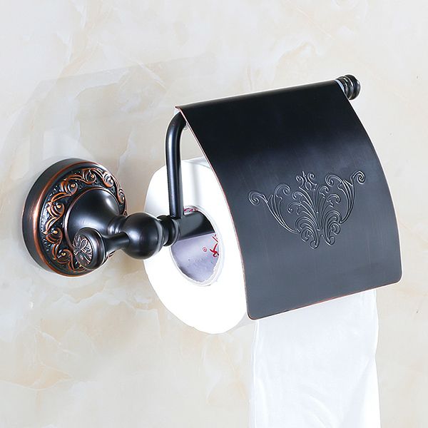 Wall Toilet Paper Holder 2017 covered toilet paper holder antique black bronze finished Wall Toilet Paper Holder 2017 covered toilet paper holder antique black bronze finished