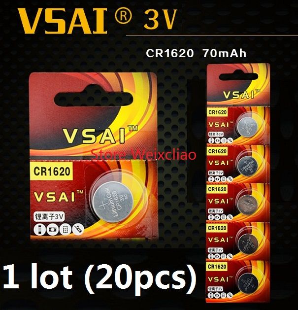 1 Cr1620 3v Lithium Li Ion Button Cell Battery Cr 1620 3 Volt Li Ion Coin Batteries Vsai Electronic Cigarette Batteries Variable Voltage E Cig Mods From Weixcliao1 15 27 Dhgate Com
