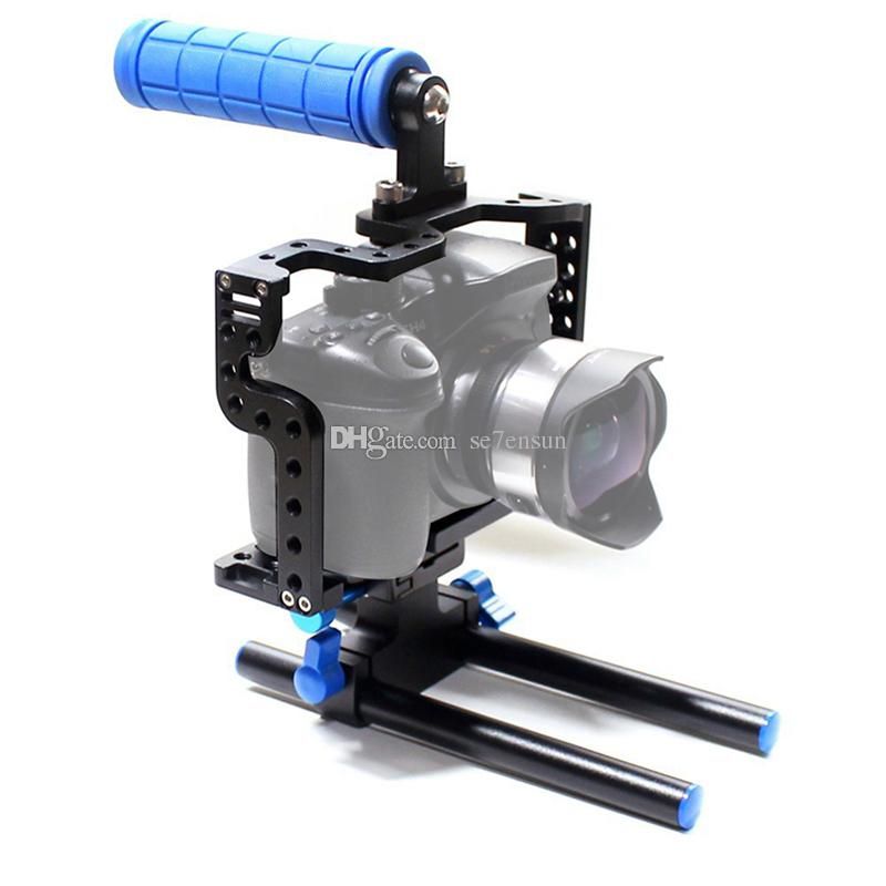 2020 2015 New C7 Camera Cage DSLR Camera Cage With Top Handle Grip