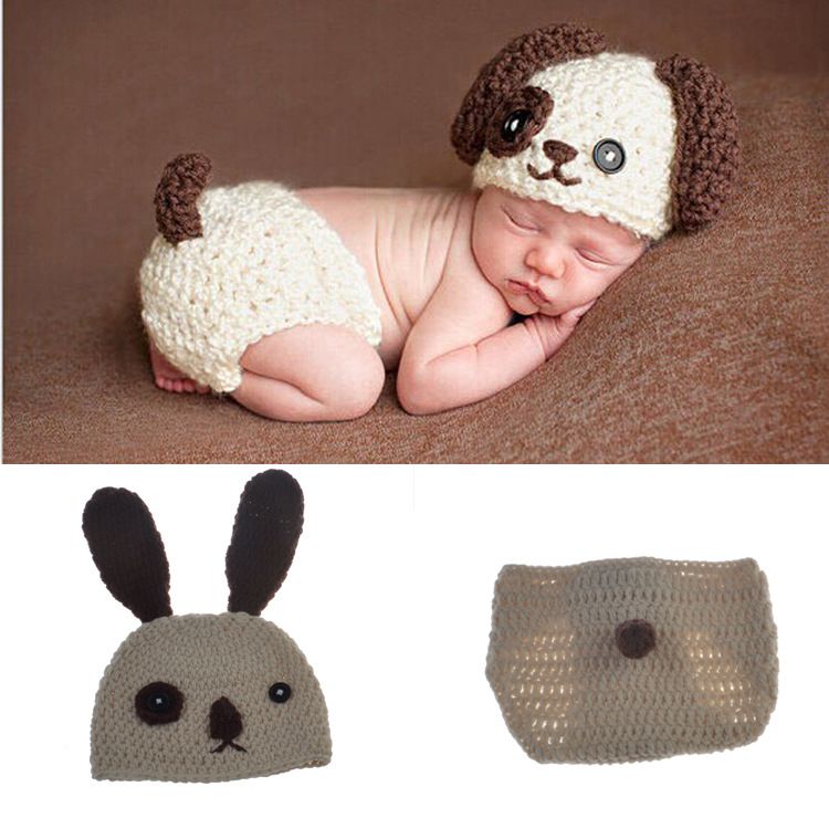 knitted baby outfit