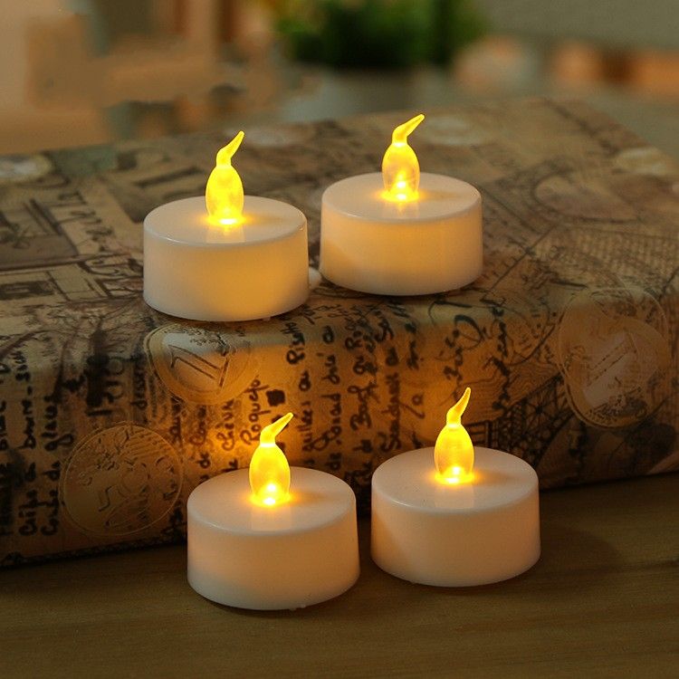 Flickering Tea Lights Candles Transpa Wick Electronic Wax Candle Flickering Tea Lights Candles Transpa Wick Electronic Wax Candle Lamps Luminous Led Light Up Bougie Lamp Factory Direct 0 9wl B Scented