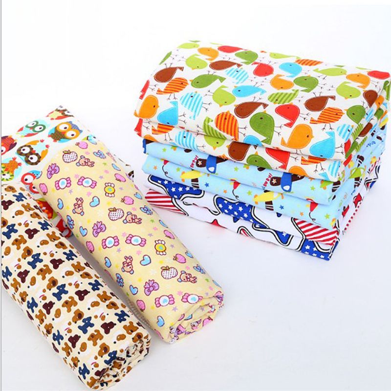 Compre 60X80 CM De Dibujos Animados De Algodón Bebé Estera Impermeable