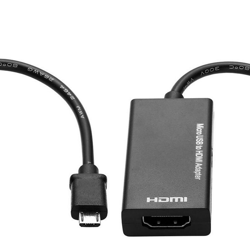 Ladekabel Handy Usb 1080p Micro Mini Usb Zu Hdmi Kabel Adapter Für