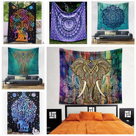 Elephant Tapestry Wall Hanging blanket tapestry mandala hippie bohemian elephant tapestry wall Elephant Tapestry Wall Hanging blanket tapestry mandala hippie bohemian elephant tapestry wall