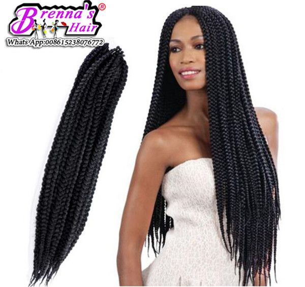 2020 18 24 Crochet Braids Box Braids Hair Extensions 20 Roots 3s