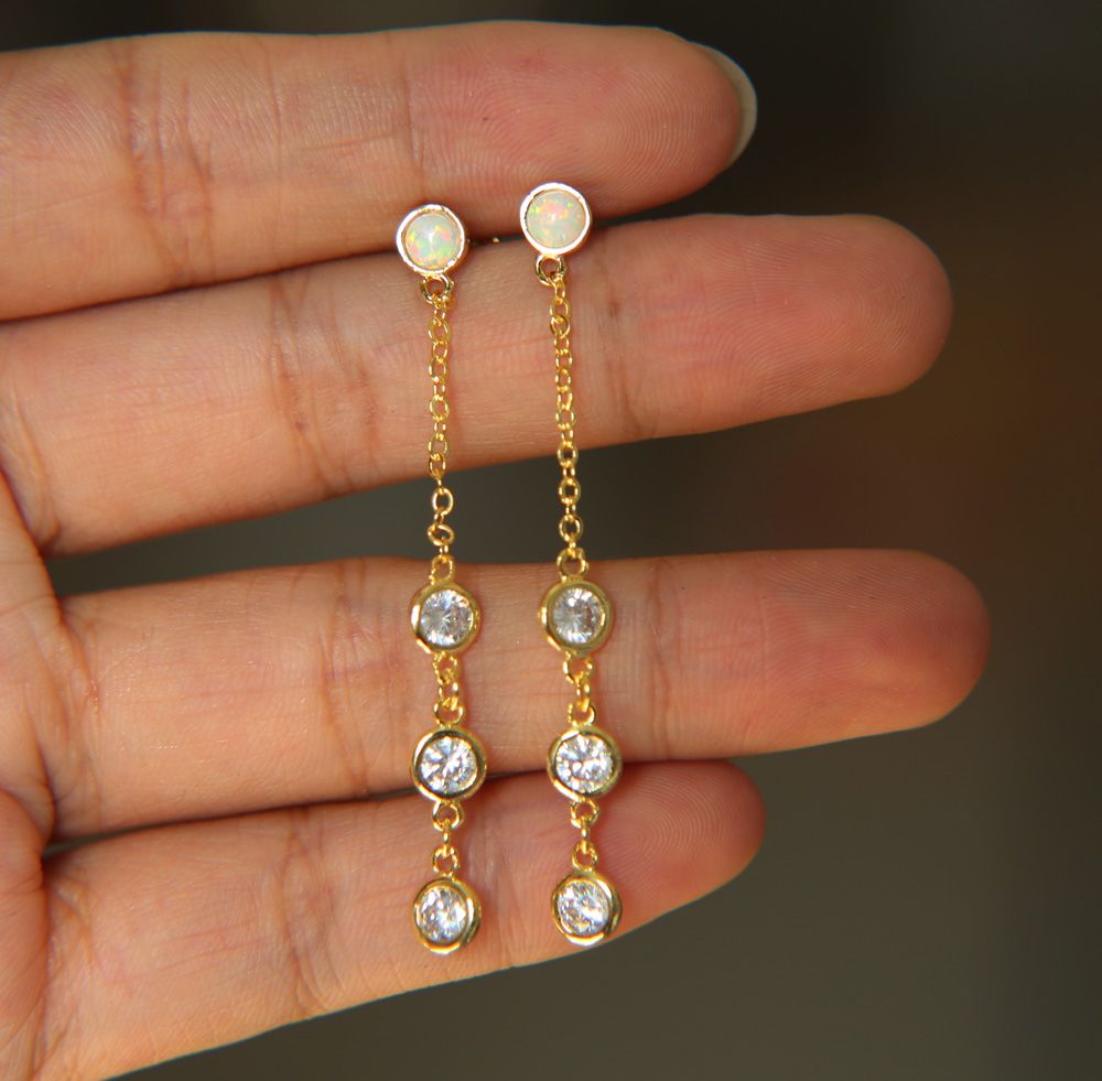 2019 2017 new design dangle long chain earrings fashion new fashion earrings design