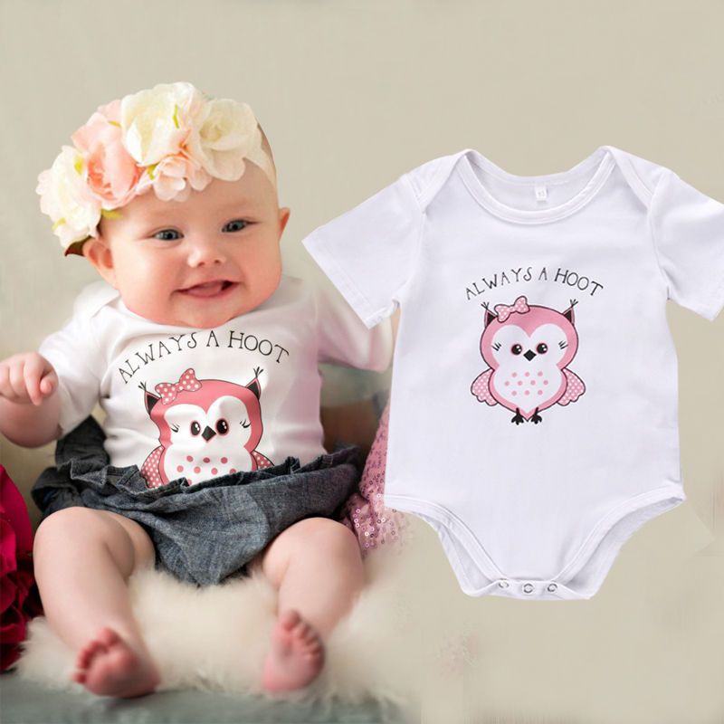 Toddler Girls Porn Cartoons - 2019 Newborn Baby Infant Girl Sweet Boutique Clothes Plain White Pink Cute  Romper Short Toddlers Bodysuit Porn Jumpsuit Knit Outfits Free Ship From ...