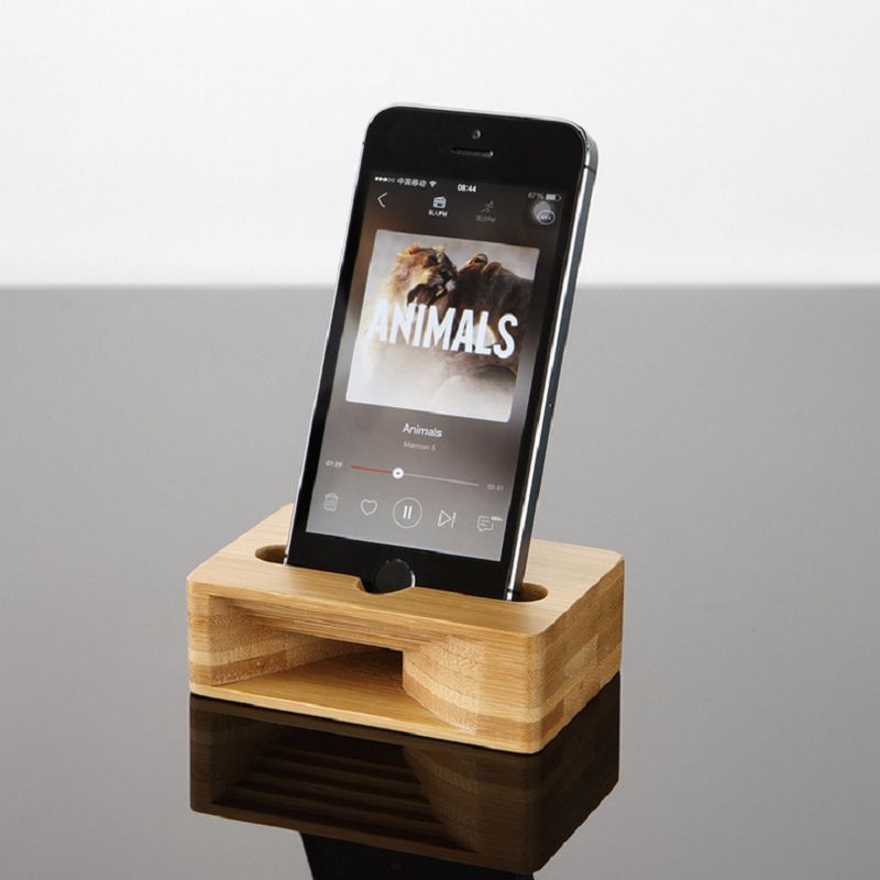 2018 Solid Bamboo Wood Mobile Phone Holder Mount Stand 2018 Solid Bamboo Wood Mobile Phone Holder Mount Stand With Amplifier Speaker For Cell From Marszxz 6 43 Dhgate Com