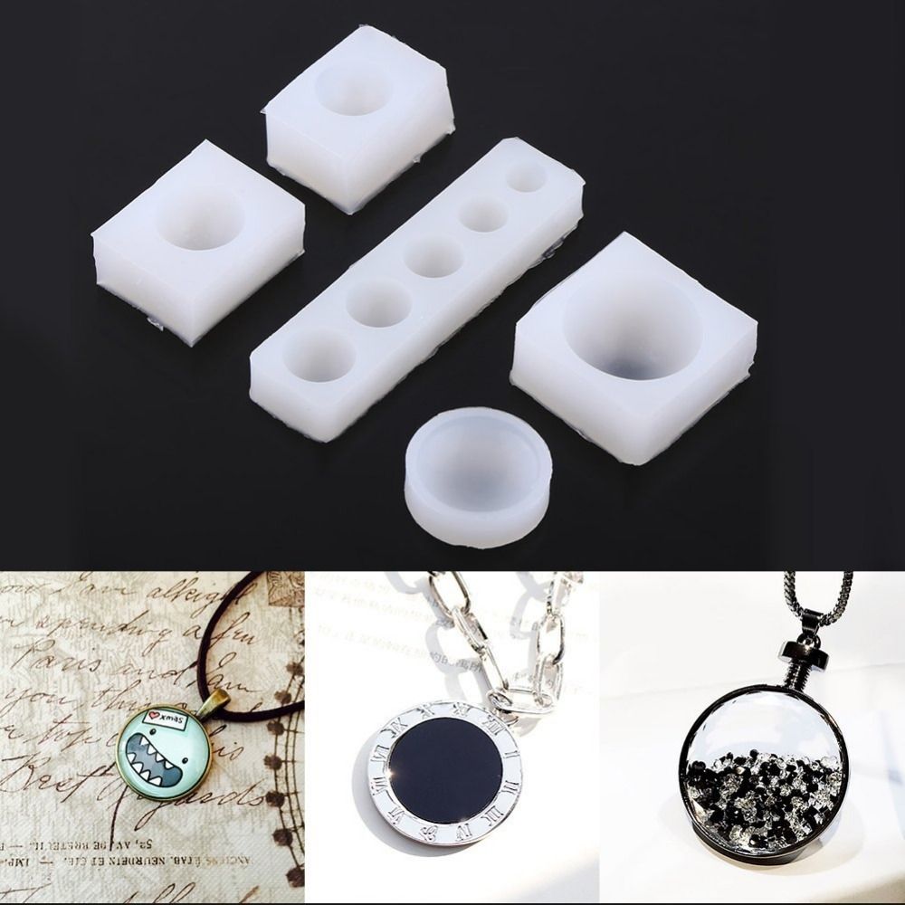 Satin Al 5 Adet Takim Yaratici Diy 1 Cm 3 Cm Yarim Yuvarlak Epoksi Recine Taki Yapimi Icin Cabochon Silikon Kaliplar Kalip Tl40 29 Dhgate Comda