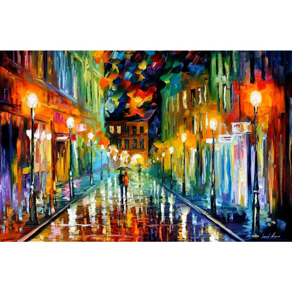 2018 Canvas Wall Art Leonid Afremov Romantic Evening Landscapes Oil