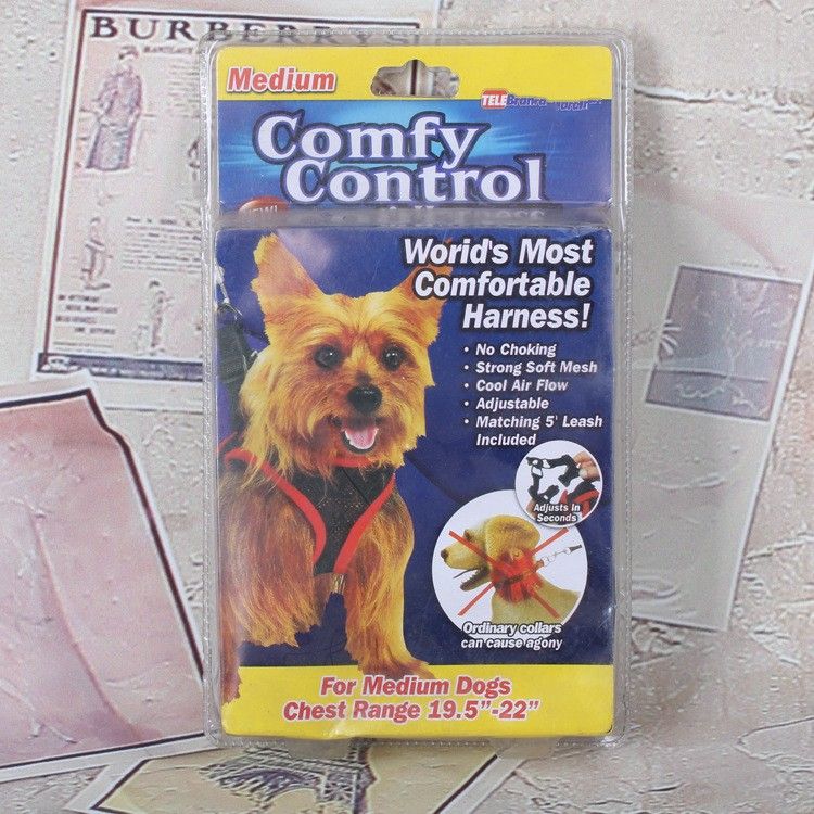 Comfy Control Harness Leashes Classic Style Nylon Grenadine Pet