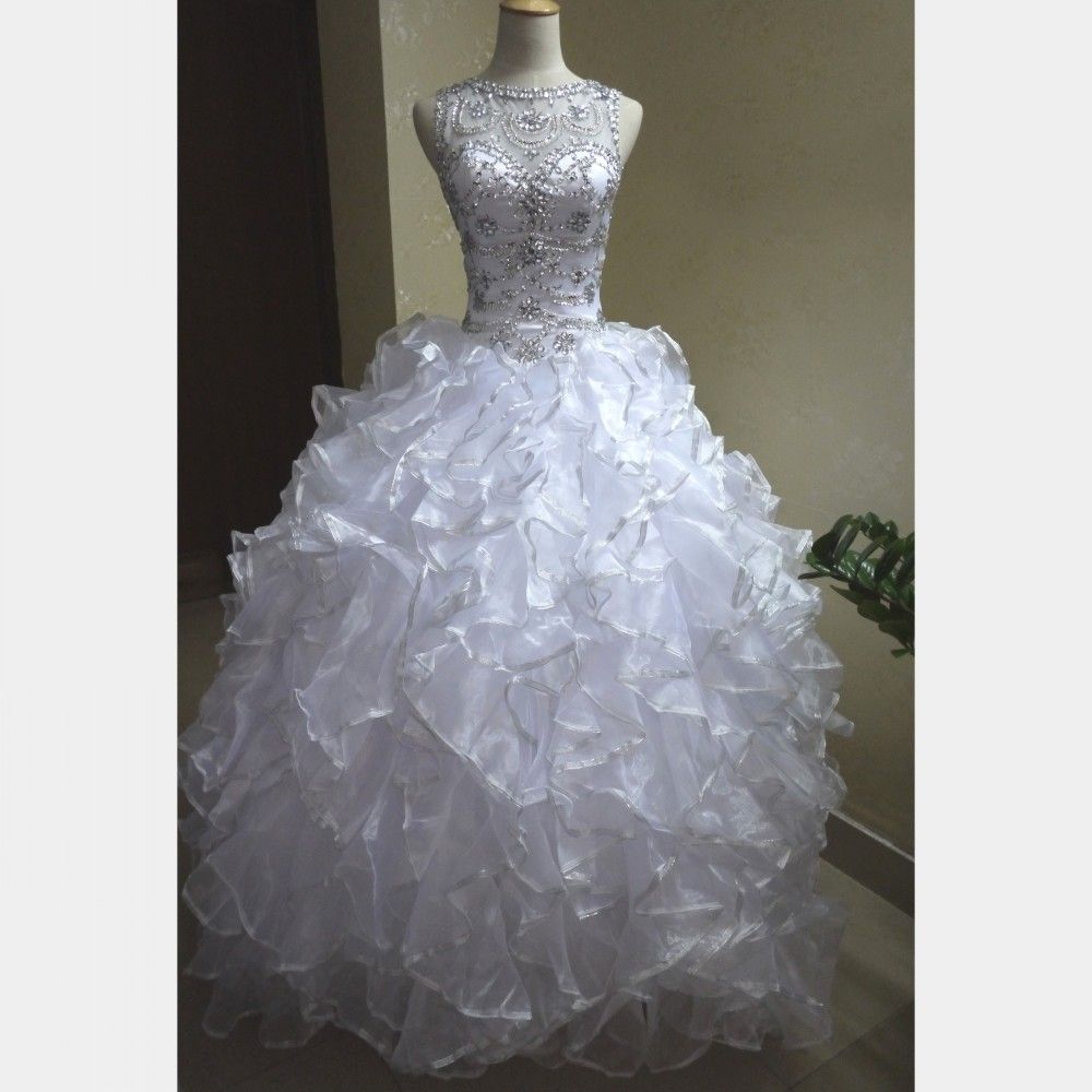 vestido de 15 anos branco