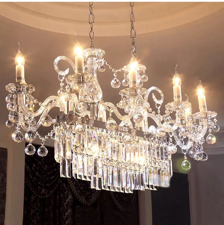 Phube Lighting Candle Crystal Chandeliers Light K9 Crystal Chandeliers