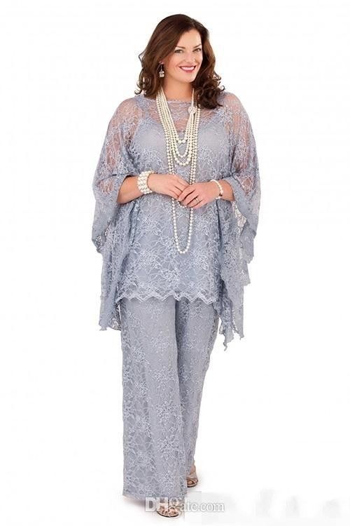 women's plus size mother of the bride pant suits