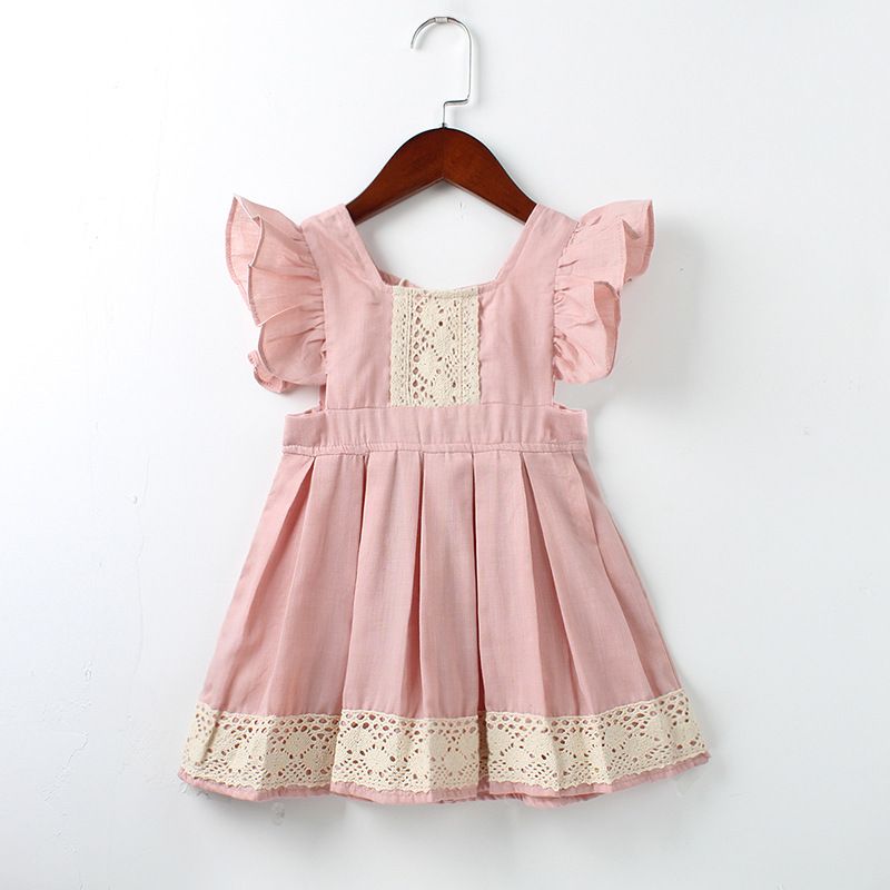 Compra 1 A 5 Años Bebé Niñas Vestidos De Encaje, Ropa De Color Rosa De  Verano, Niños Niños Boutique Tutú Ropa De Fiesta Sin Mangas, Venta Por Mayor,  5AA610DS61 Barato | Entrega