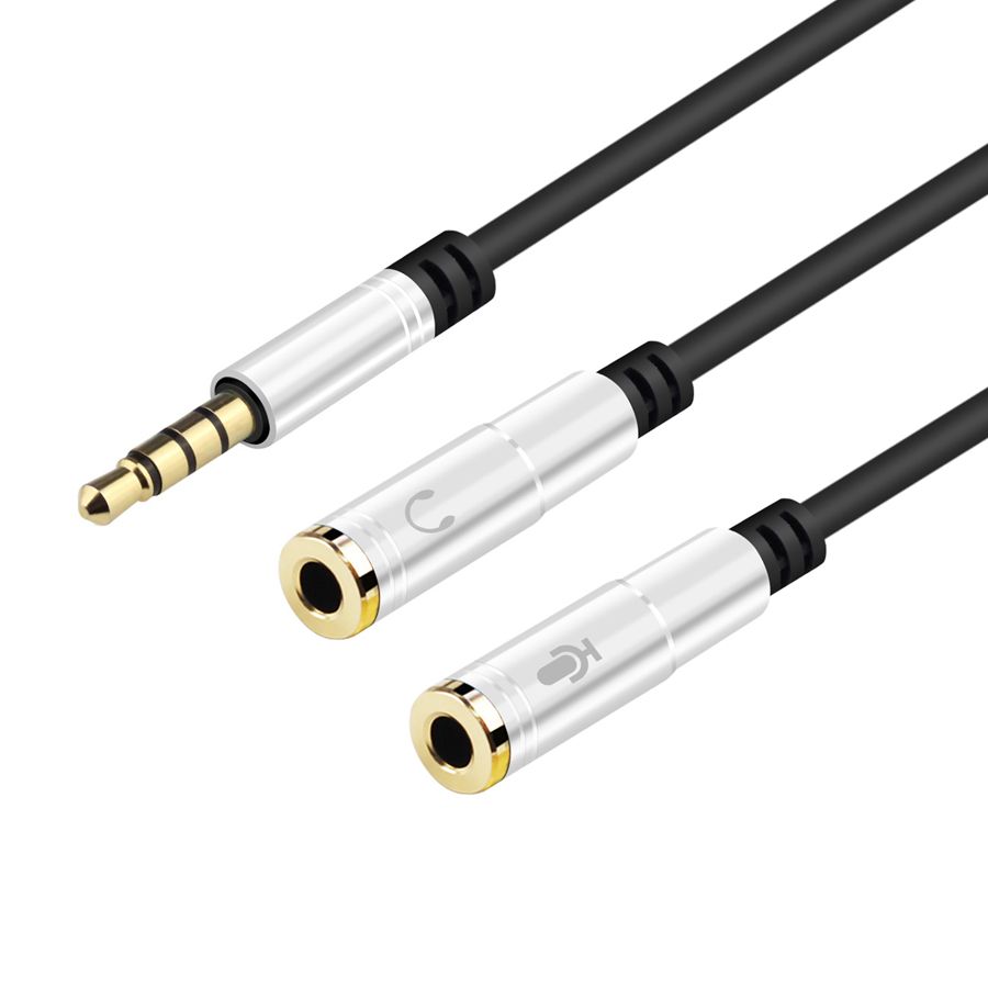 Quality Headset Adapter Y Splitter 3 5mm Jack Cable With Separate Mic And Audio Headphone Connector Mutual Convertors 3 5mm Male To 2 Female Cell Phone Data Quality Headset Adapter Y Splitter 3 5mm Jack Cable With Separate Mic And Audio Headphone Connector Mutual Convertors 3 5mm Male To 2 Female Cell Phone Data