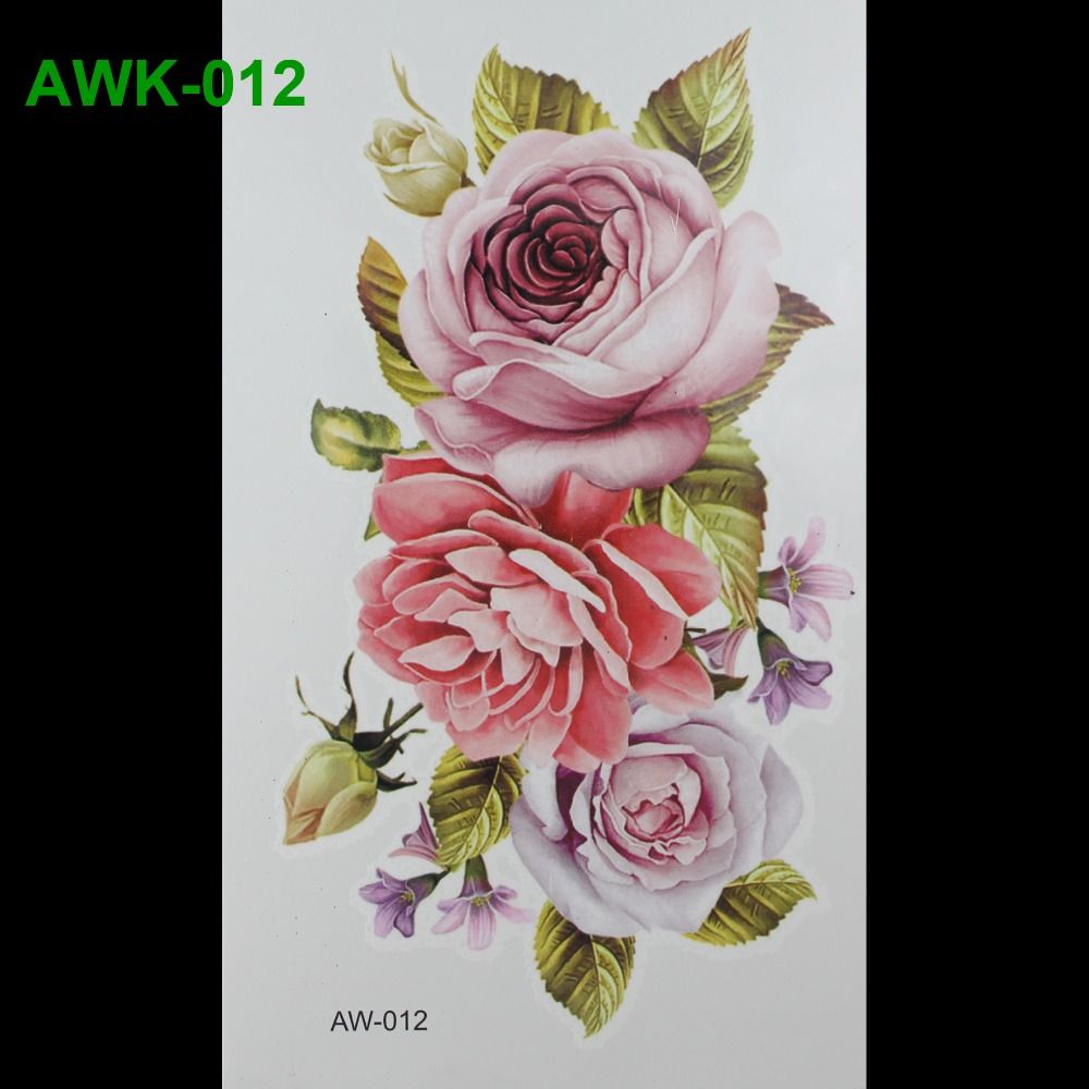 wholesale scar diy temporary tatoo flowers rose tattoo 3d dazzle wholesale scar diy temporary tatoo flowers rose tattoo 3d dazzle