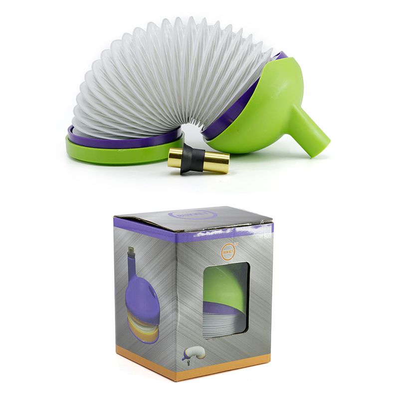 Bukket Flexible Plastic Smoking Pipes Strench Caterpillar Shiha