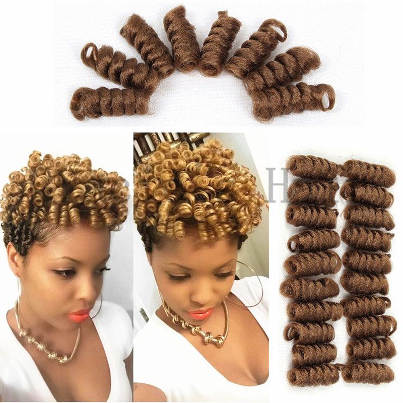 2018 Synthetic Saniya Bouncy Curls Synthetic Hair Crochet ...
