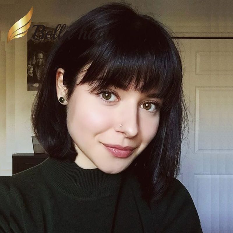 Short Bob With Straight Bangs